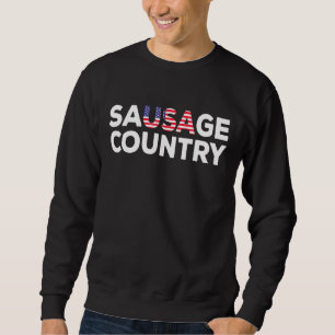 Sause Land - USA flagga Sause Lång Ärmad Tröja