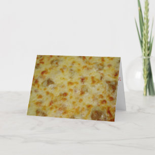 "Sause Pizza" födelsedagskort Kort