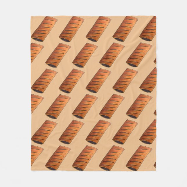 Sause Roll British Savory Pastry Snack Food UK Fleecefilt (Framsidan)