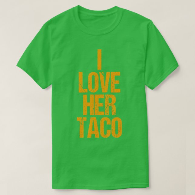 Sause Taco Matching Couple Costumes Halloween Fu T Shirt (Design framsida)