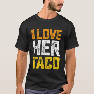 Sause Taco Matching Couple Costumes Halloween Fu T Shirt