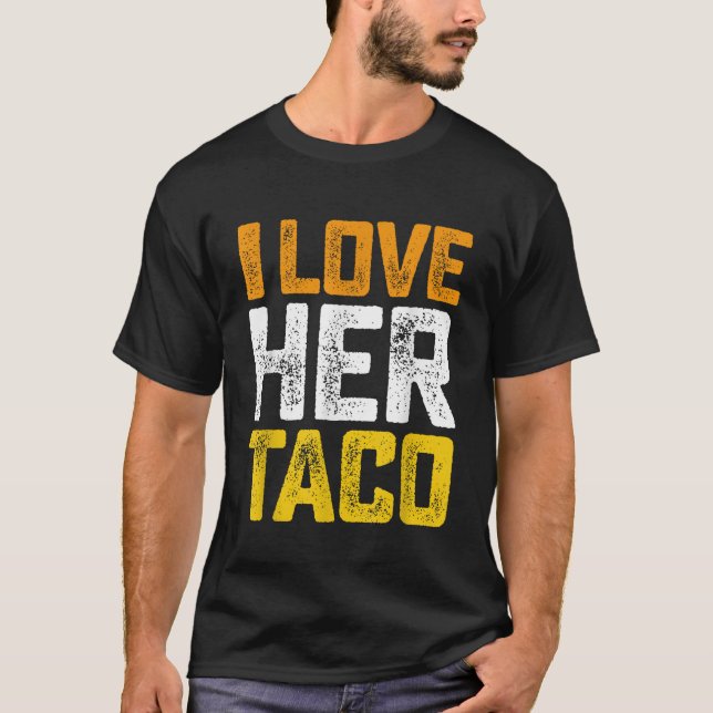 Sause Taco Matching Couple Costumes Halloween Fu T Shirt (Framsida)