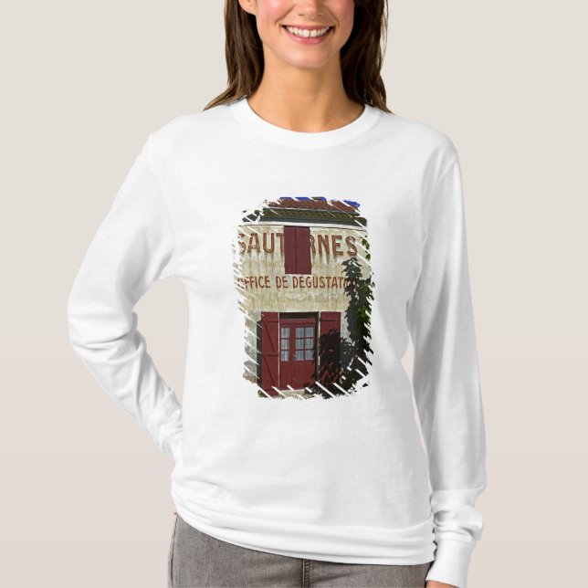 Sauternes Office de Degustation (Vinsm tasting Tee Shirt (Framsida)