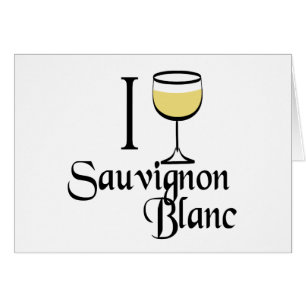 Sauvignon Blanc Vin Älskare-gåvor Hälsningskort