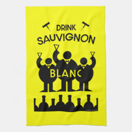 Sauvignon Blanc Vin Drinker Kökshandduk