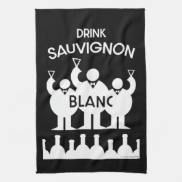 Sauvignon Blanc Vin Drinker Kökshandduk