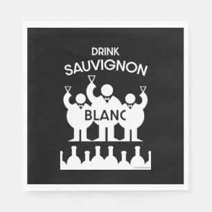 Sauvignon Blanc Vin Drinker Pappersservett