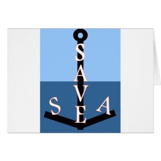 sauvons la mer hälsningskort