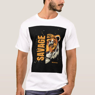 Savage Brooklyn Tiger Graphic - Urban Streetwear S T Shirt
