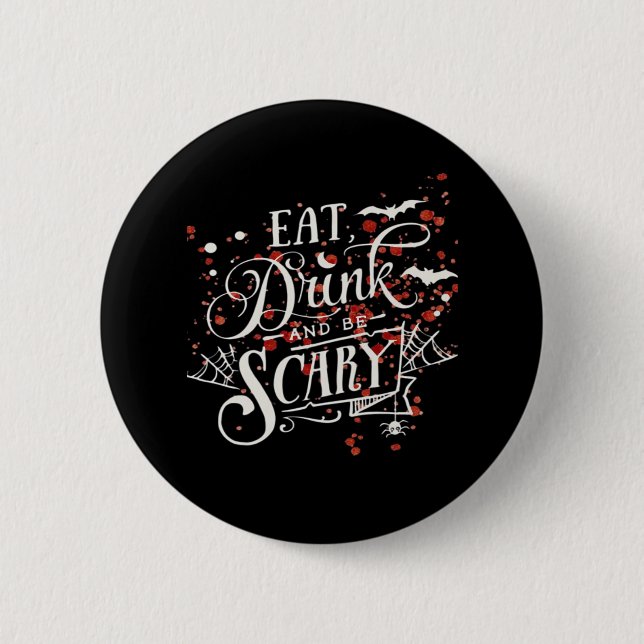 Savage Halloween Spooky Aesthetic Graphic Style Knapp (Framsida)