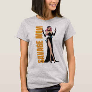 Savage Mamma Graphic Tee Bold och Fierce Mamma G