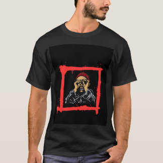 Savage Red Frame Gen Z-grafisk t-shirt – Attityd 
