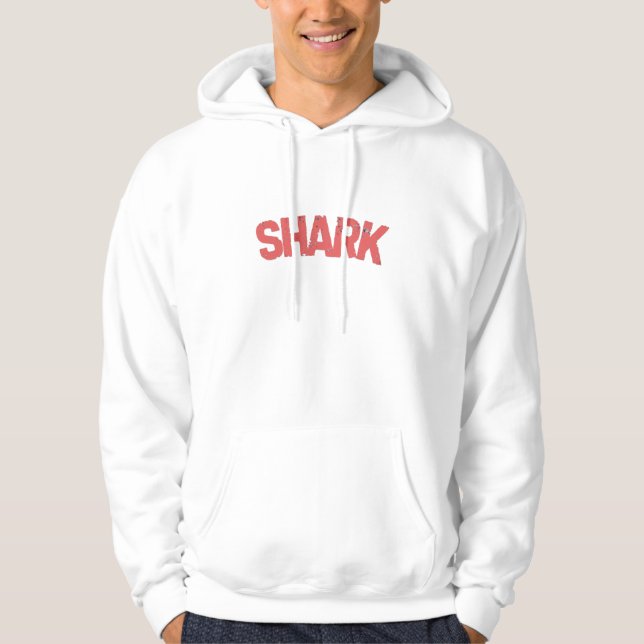 "Savage Shark Hoodie – Djupa havets rovdjursvibes" (Framsida)