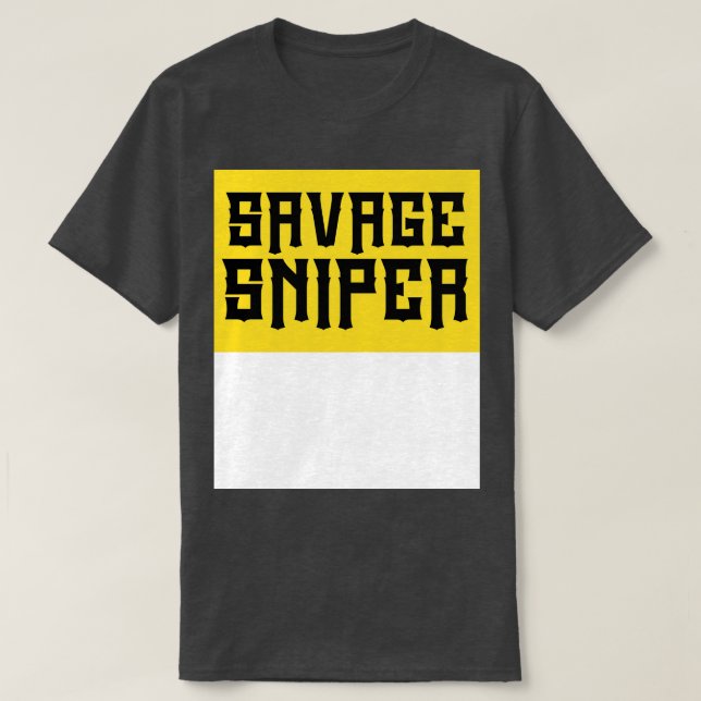 Savage Sniper T Shirt (Design framsida)