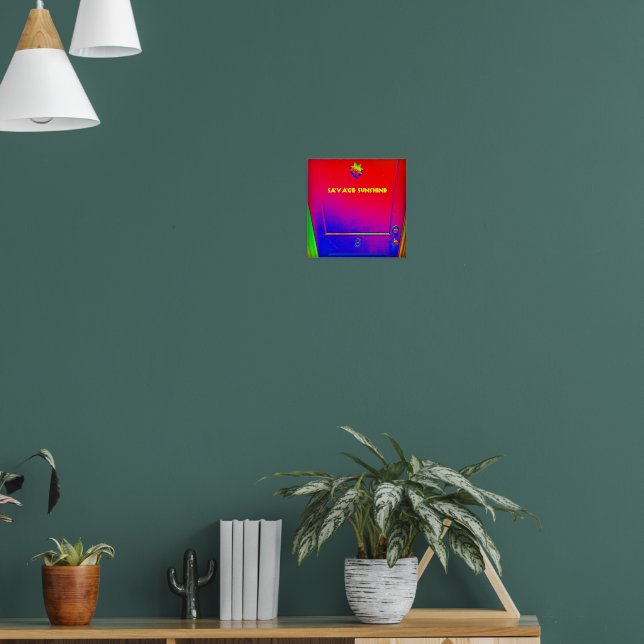 Savage Sunshine Art Poster (Vardagsrum 1)