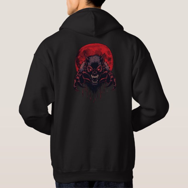 Savage Werevargen Halloween Hoodie (Baksida)