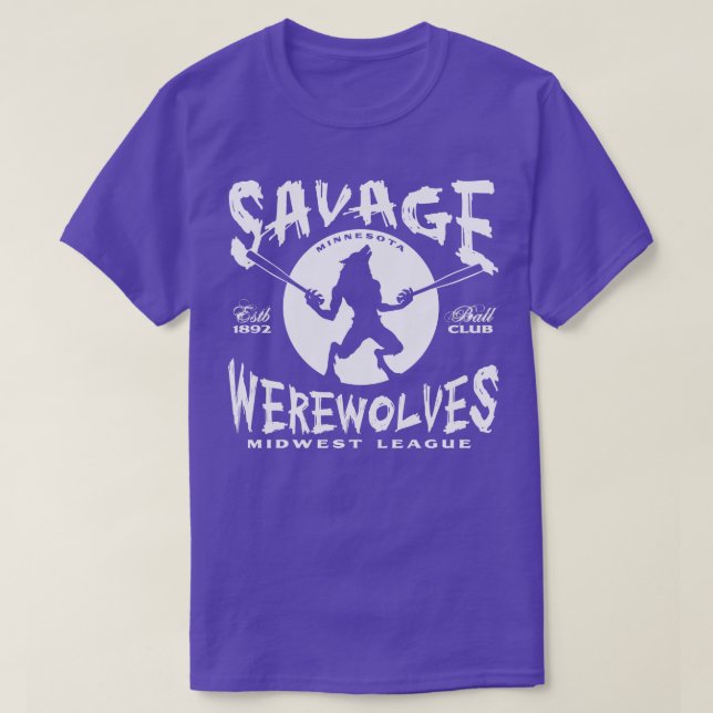 Savage Werewolves T Shirt (Design framsida)