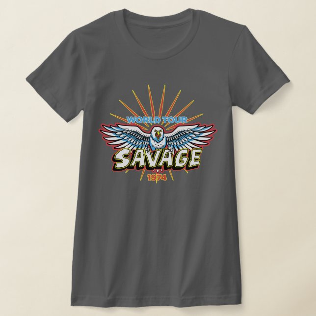 Savage World Tour X-23 Cosplay X23 Laura Kinney T Shirt (Laydown)