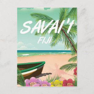 Savai'i Fiji Samoa-reseaffisch Vykort