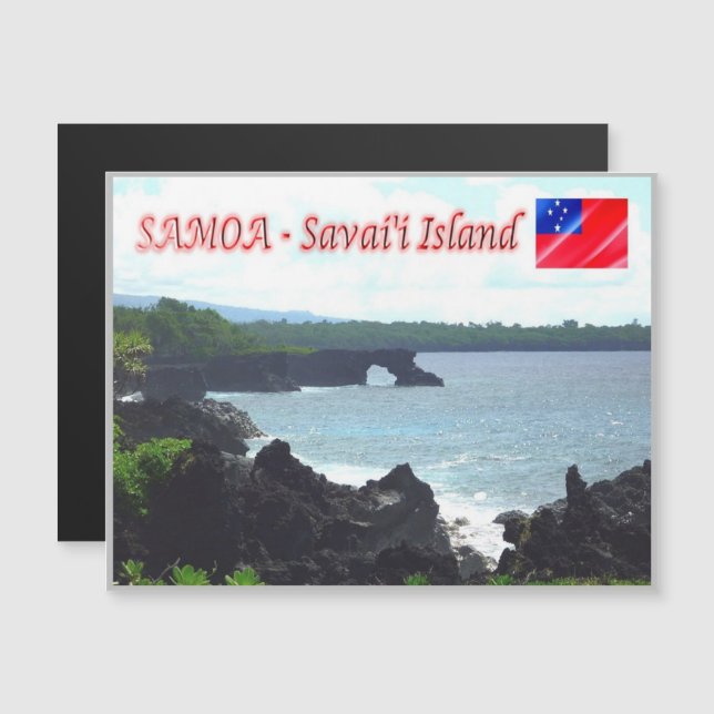 Savai'i Island - Kusten - Samoa - (Fram/baksida)