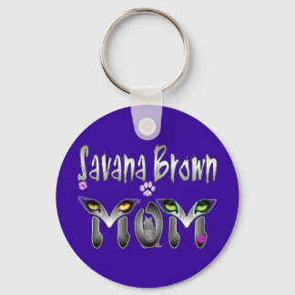 Savana Brown Cat Mamma Gifts Nyckelring