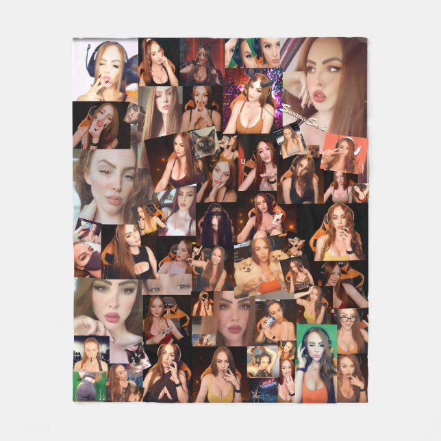 Savanasushi Selfie Blanket Fleecefilt (Framsidan)