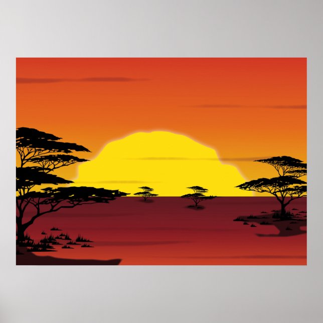 Savann Poster (Framsidan)