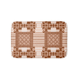 Savanna Mocha African Brown & Ivory Floral Badrumsmatta