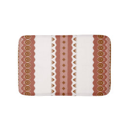 Savanna Mocha Modern Afrikansk Geometrisk Badrumsmatta