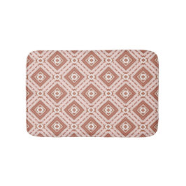 Savanna Mocha Modern Afrikansk Geometrisk Badrumsmatta