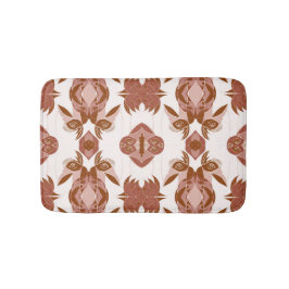 Savanna Mocha Modern Afrikansk Geometrisk Badrumsmatta