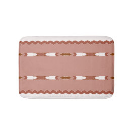 Savanna Mocha Modern Afrikansk Geometrisk Badrumsmatta