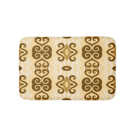 Savanna Mocha Modern Afrikansk Geometrisk Badrumsmatta