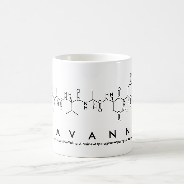Savanna peptide namn mugg (Center)