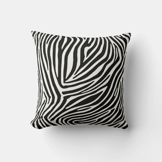 Savanna Rand Zebra Chic Kudde (Framsida)