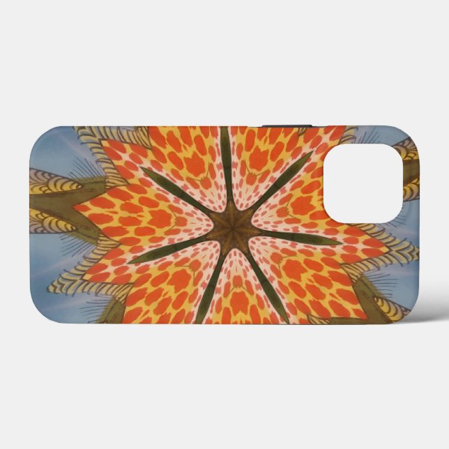 Savanna Star Bloom - en djärv afrikansk utskrift (Baksida (horisontell))