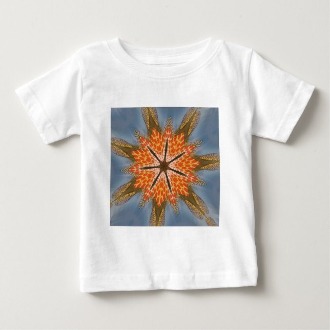 Savanna Star Bloom - en djärv afrikansk utskrift T-shirt (Framsida)