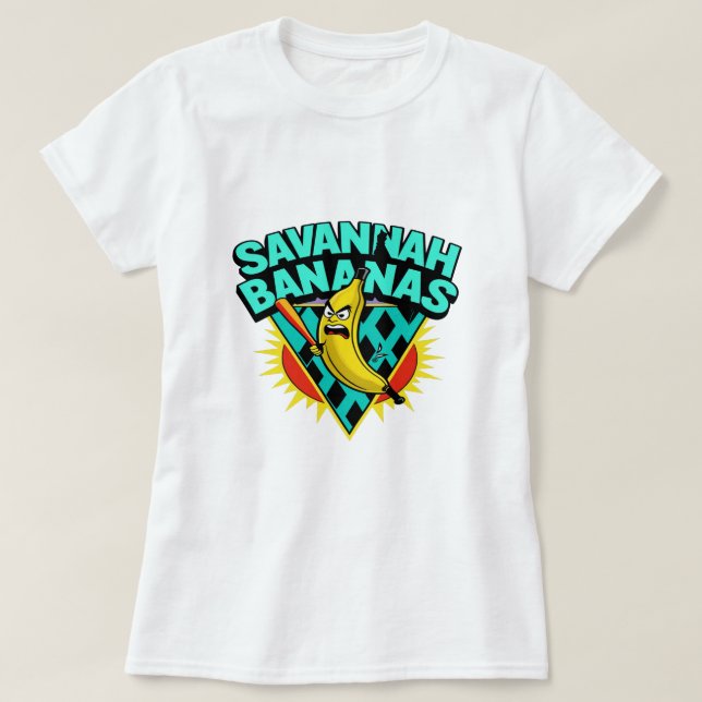 Savannah Bananas – Fun & Wild Baseball Tee (Design framsida)