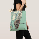 Savannah Beach - Tybee Island Shoulder Tote Tygkasse<br><div class="desc">Underbart karta i Savannah Beach - Tybeeön,  Georgien,  rekonstruerades på en skuldra. Karta kan flyttas och läggas till på baksidan...  och påsen kan vara personlig!</div>