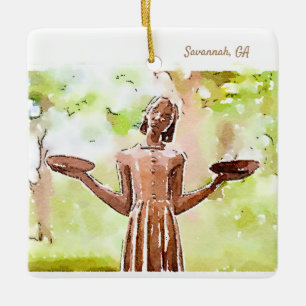 Savannah Bird Girl Helgdag Ornament