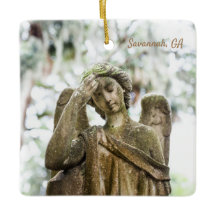 Savannah Bonaventure Angel Helgdag Ornament