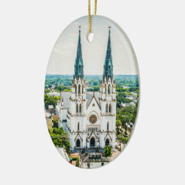 Savannah Cathedral Collecsible Helgdag Ornament