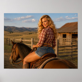 Savannah Cole - Ut Ridning Poster