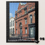 Savannah Cotton Exchange Photographic Georgia Pussel<br><div class="desc">Detta vackra arkitektoniska pussel visar ett foto av det historiska Savannah Cotton Exchange i Savannah, Georgien, USA. Den historiska Savannah Cotton Exchange är ett bevis på stadens blomstrande bomullshandel. Detta fantastiska byggnad av Romanesque Revival, som slutfördes 1887, är ett av de få till stiga upp ovanför en allmän gata, och...</div>