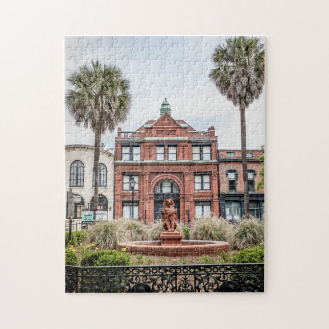Savannah Cotton Exchange Puzzle Pussel (Vertikal)