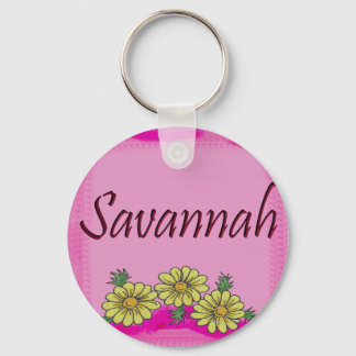 Savannah Daisy Keychain Nyckelring