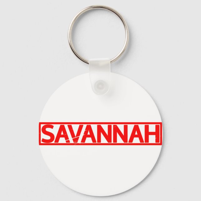 Savannah Frimärke Nyckelring (Framsida)