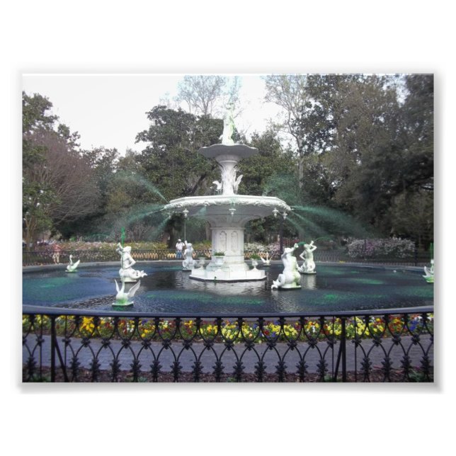 Savannah, GA Fototryck (Framsidan)