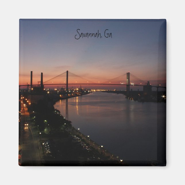 Savannah, Ga Magnet (Framsidan)