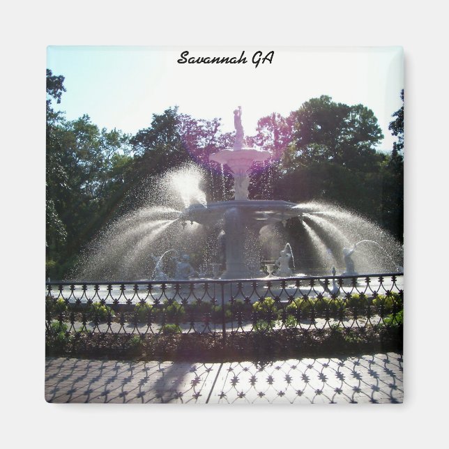 Savannah GA Magnet (Framsidan)